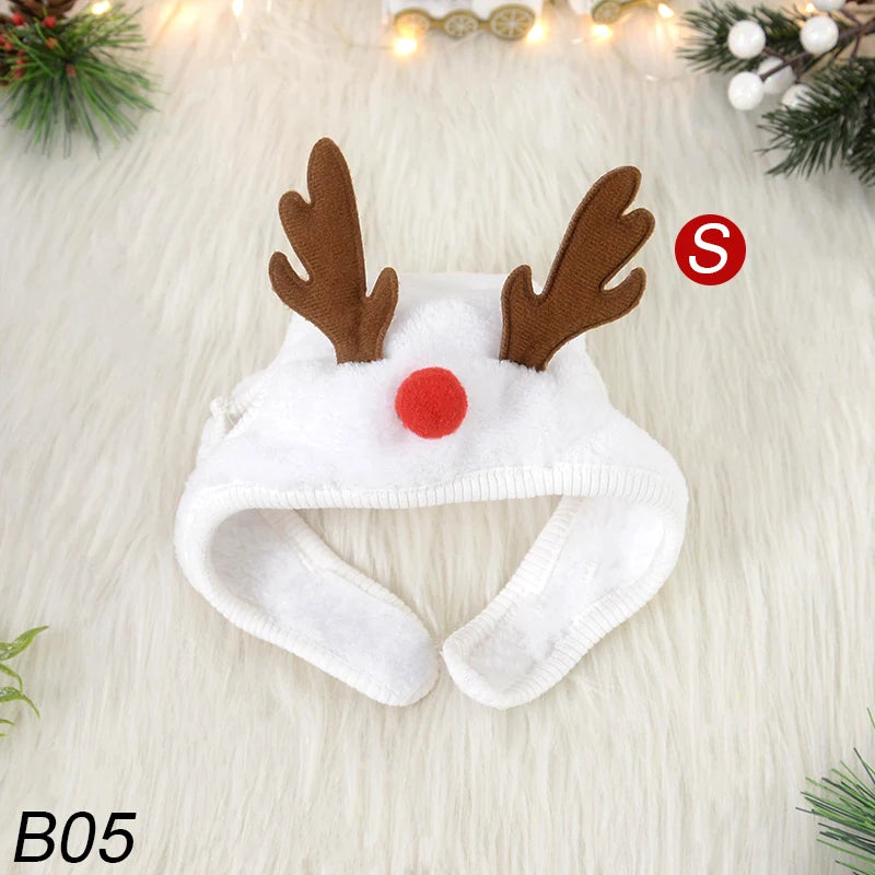 Christmas Dog Cat Pets Clothes Hat Scarf Costume Accessories Cosplay Props Navidad New Year Decor Christmas Party Pet Supplies