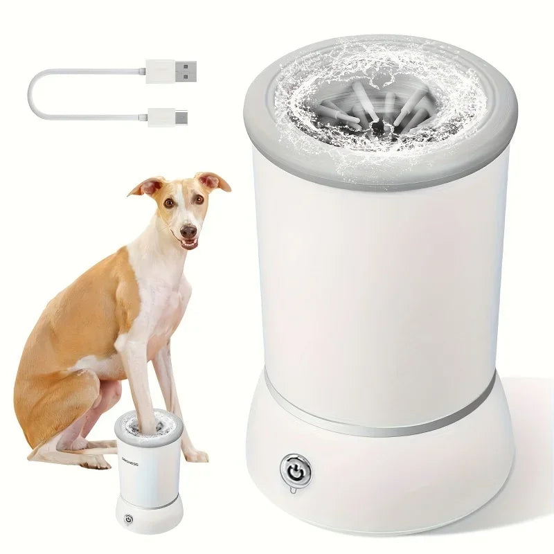 LAMGOOL Pet Feet Washer Electrical Pet Paw Cleaner Automatic Pet Foot Cleaning Cup Portable Quick Low Noise Dog Cat Paw Cleaner